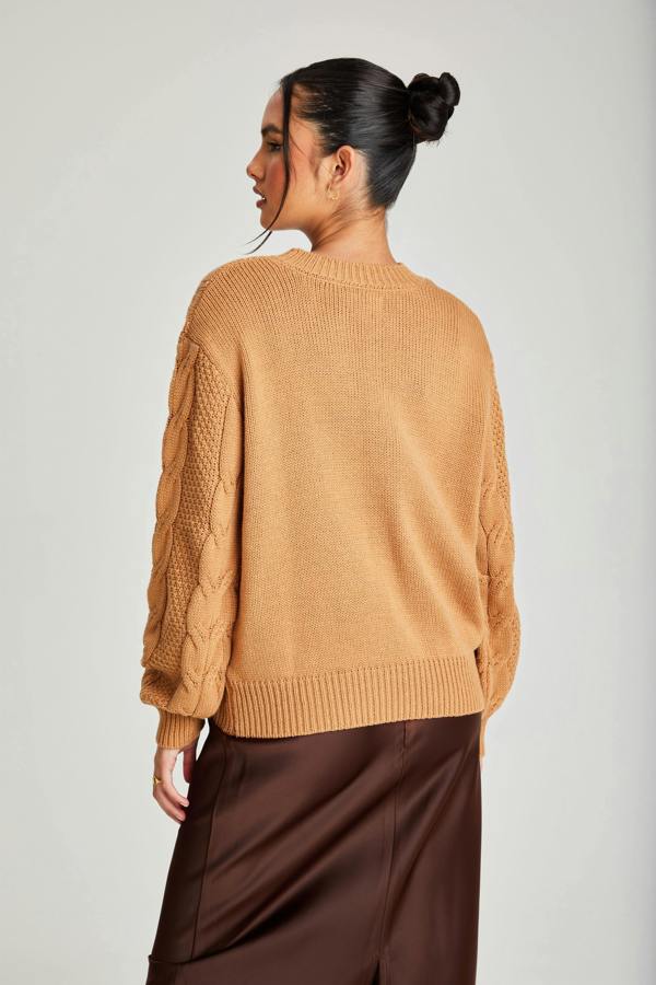Urban Bliss Aran Cable Jumper