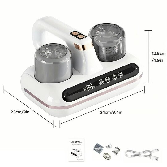 Havendro Handheld Mite Remover Bed Mattress Sofa Vacuum Deep Cleaner Charging UV Cleaner