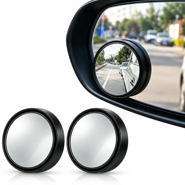 ATEK 2 Pack Fixed Convex Blind Spot Car Mirrors Wide Angle Driving Safety