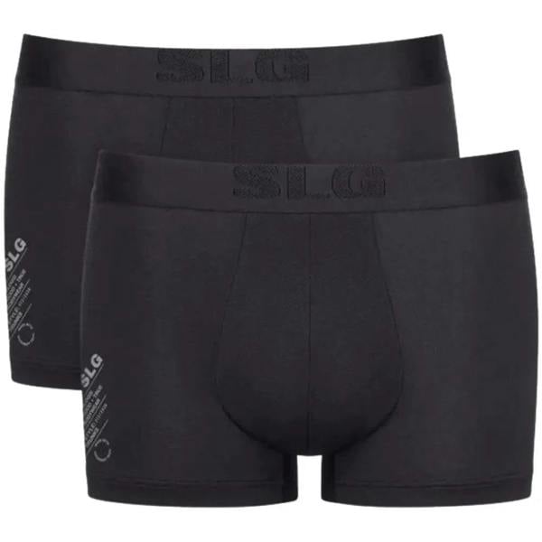 Sloggi 2-Pack SLG Base Modal Soft Boxer Trunks, Black
