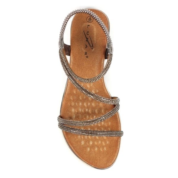 Lunar Womens Cortez Sandals - Pewter Grey