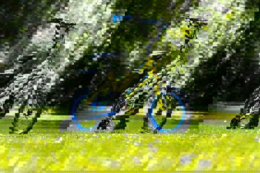 Huffy Pro Thunder 12" Kids Training Bicycle - Yellow/Blue