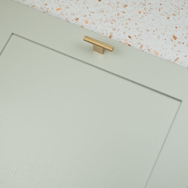 Handle & Home Knurled Brass Boss Handles