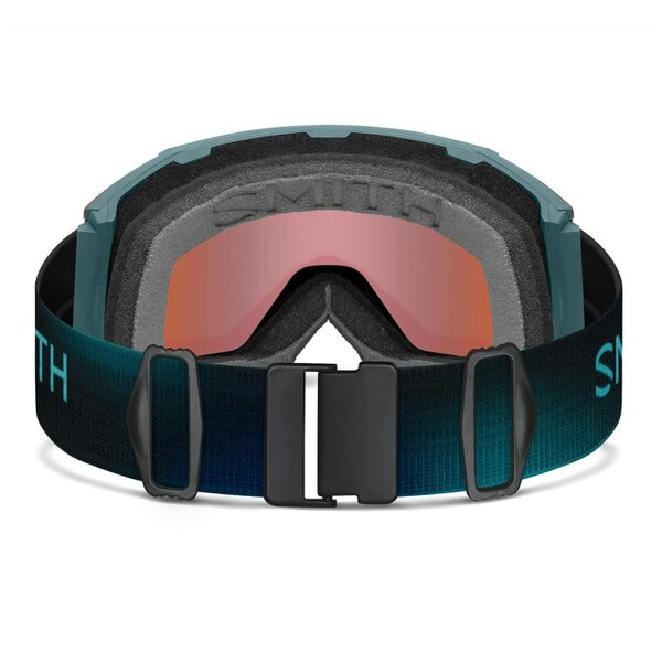 Smith Ski Goggles Squad Mag 3VN XP Cenote ChromaPop Everyday Green Mirror & Storm Blue Sensor Mirror