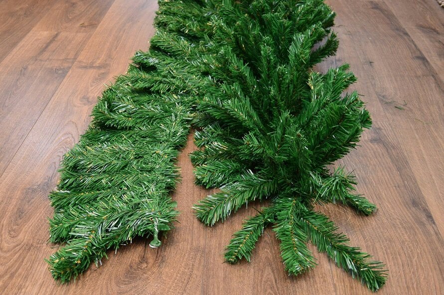 Samuel Alexander 2.7m (9ft) x 38cm Premier Luxury Extra Bushy Plain Green Christmas Garland