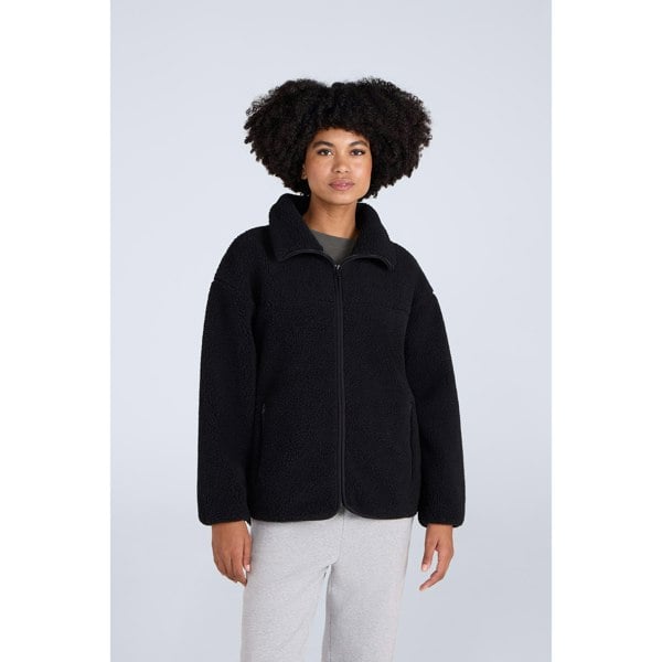 Animal Womens Anna Borg Full Zip Fleece Jacket - Black