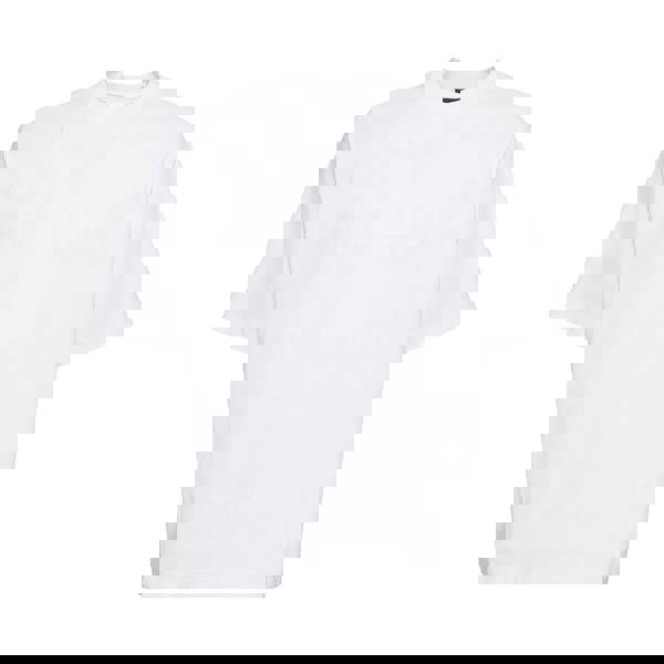 Jacquemus Le Typo Logo Printed Oversized T-Shirt   in  White