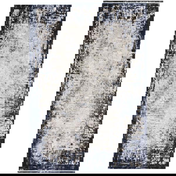 Asiatic Kuza Border Navy Rug