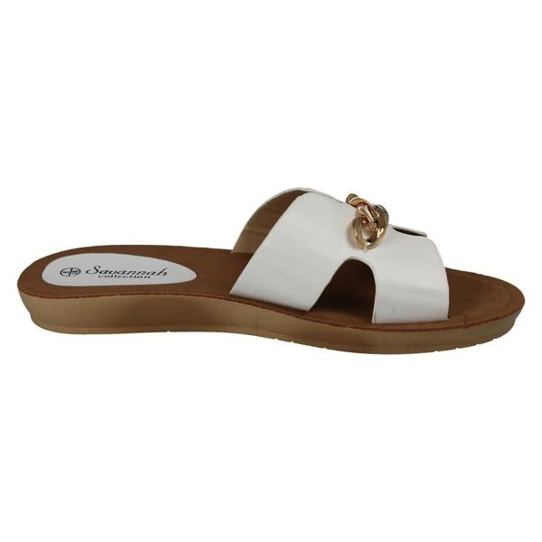 Savannah Ladies Savannah Open Toe Casual Mules