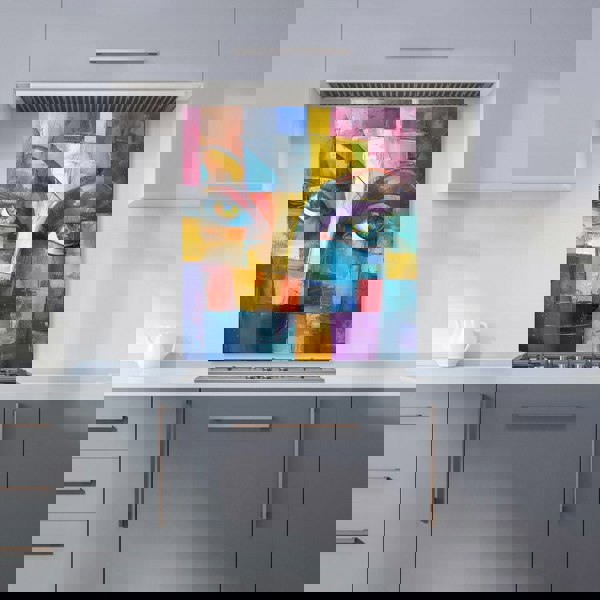 Warren Reed - Designer Fragmented Vision: Eyes Of The Soul Kitchen Splashback