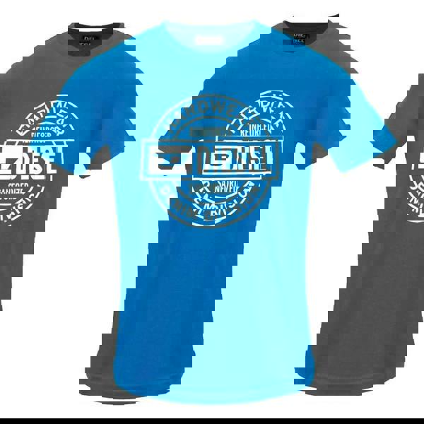 Diesel Mens Hardware Circle T-Shirt - Blue Sapphire - 