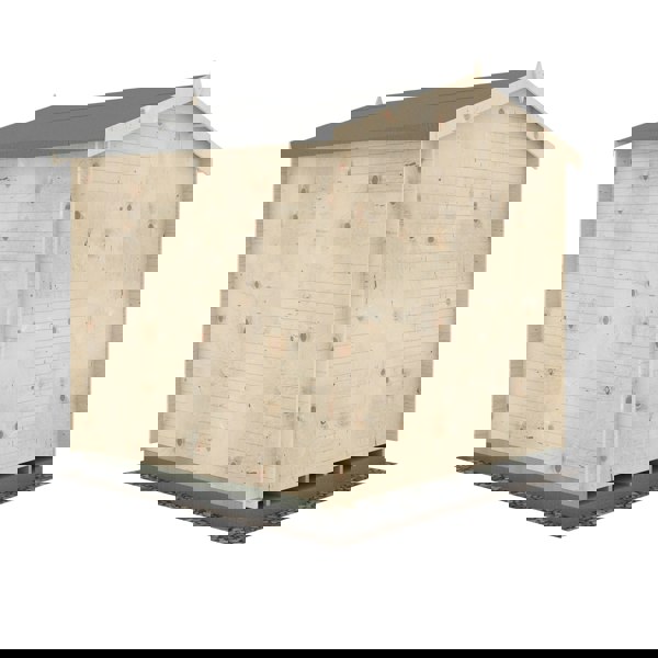 Shire Peckover 8x8 Log Cabin 19mm interlock  Cladding - Best Shed