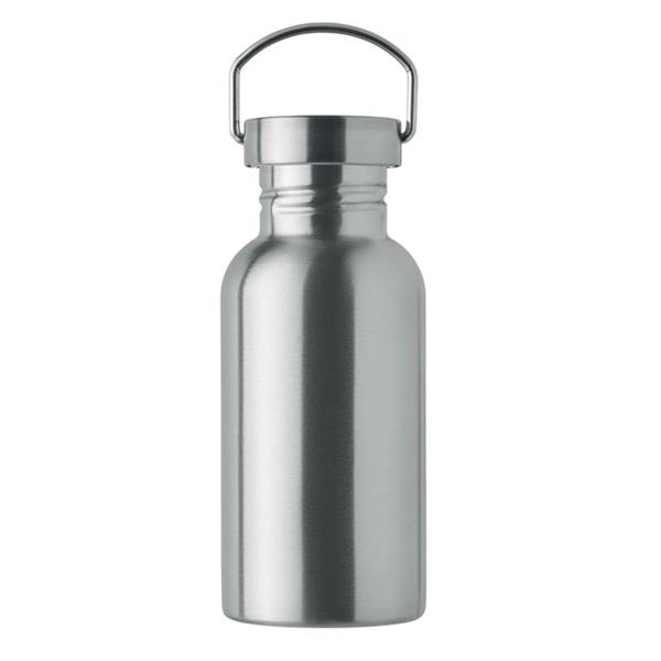 MidOcean Florence Sing Single Wall 500ml Water Bottle - Matt Silver - 