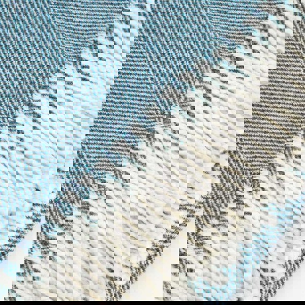 Daydreams - Merino Lambswool Throw - Sea Blue - Heating & Plumbing London - Throw