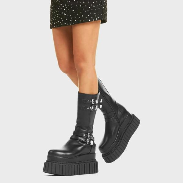 Lamoda Night Time Black Flat Shoes with Cushioned Comfort for Everyday Wear