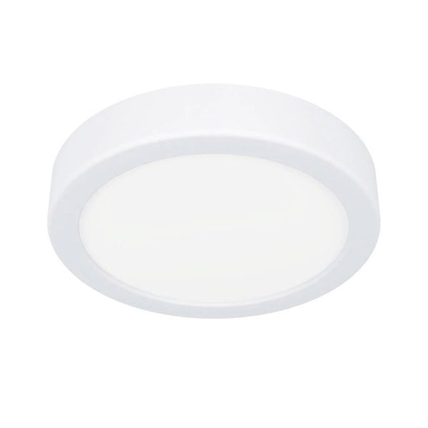 EGLO Fueva 6 Compact Surface-Mounted White Round LED Light WBS