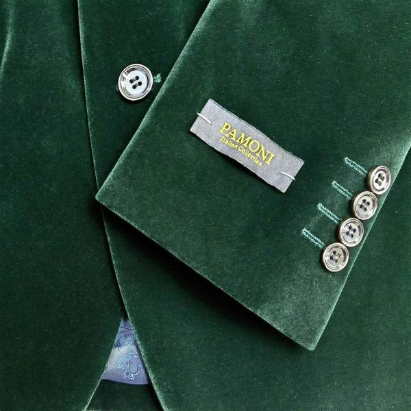 Green Velvet Blazer
