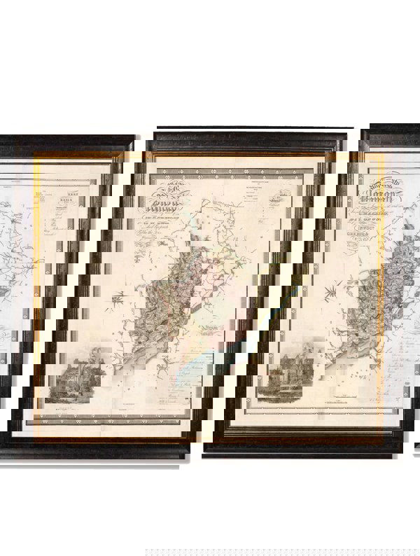 Exceptional Art c.1830 County Maps of England