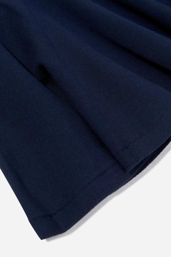 Ralph Lauren Kids Ralph Lauren Girls Cotton Logo Polo Dress in Navy