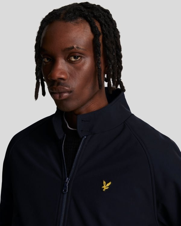 Lyle & Scott Softshell Harrington Jacket - Dark Navy