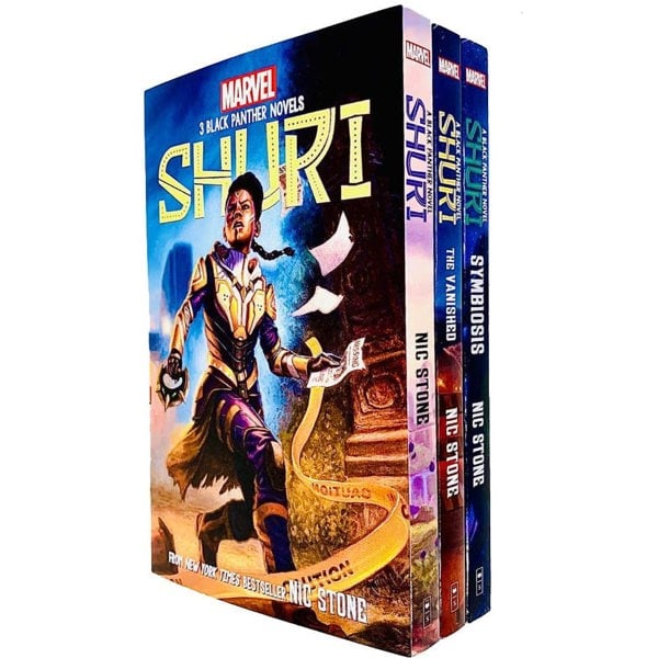 Marvel Black Panther Shuri Series 3 Book Set Shuri: A Black Panther, The Vanished & Symbiosis