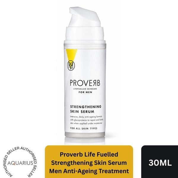 Aquarius Proverb Life Fuelled Strengthening Skin Serum Men Anti-Ageing Treatment 30ml