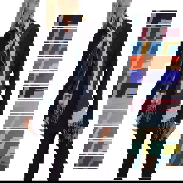 Paulo Due Oversized Wool Blend Pashmina Shawl Scarf