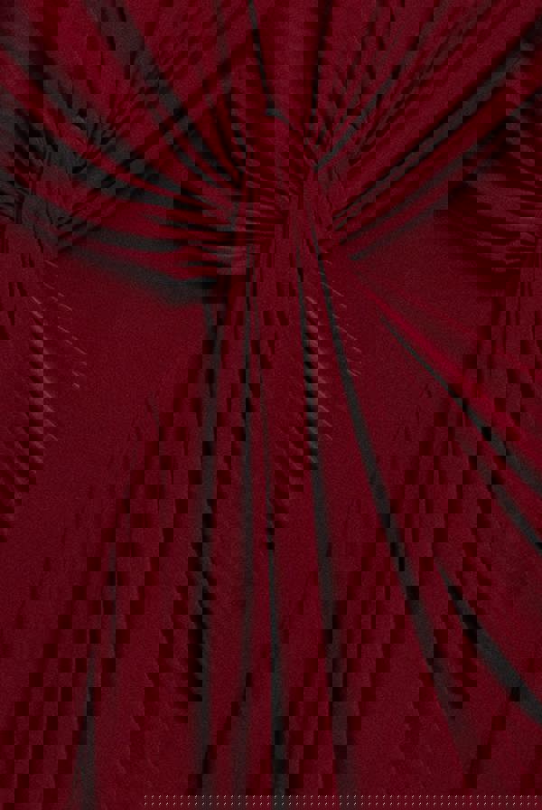 Cowl Plunge Draped Mermaid Maxi Dress - Wine DR4879