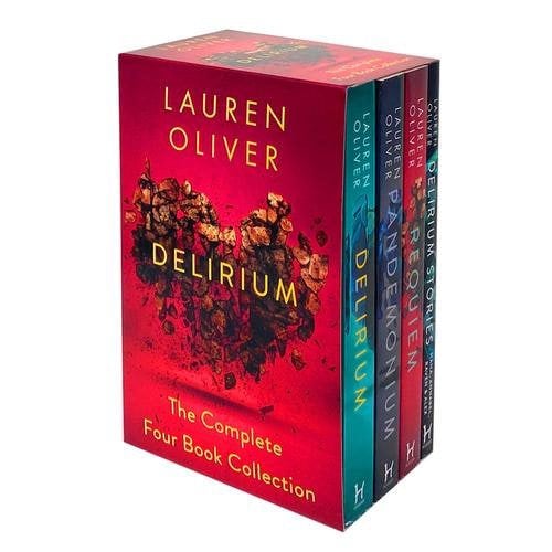 Lauren Oliver Delirium The Complete 4 Book Set Delirium, Pandemonium, Requiem, Delirium Stories