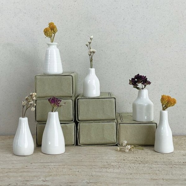 Diamante East of India 'With Love' Matchbox Vase