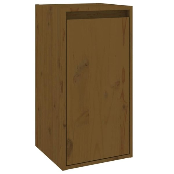 Berkfield Wall Cabinets 2 pcs Honey Brown 30x30x60 cm Solid Wood Pine