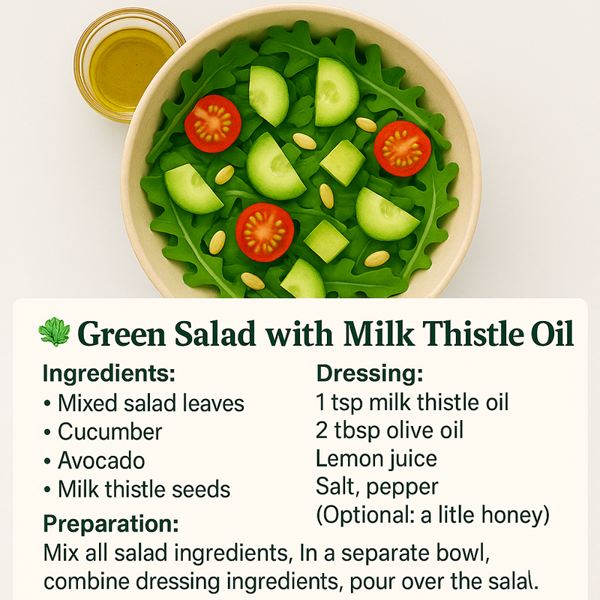 Ol'Vita Milk Thistle Oil | Dietary Supplement | Cold Pressed | Unrefined