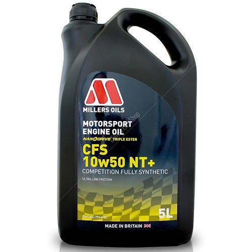 Millers 10w50 Fully Synthetic Engine Oil Millers 10w 50 Motorsport CFS NT+ Ester