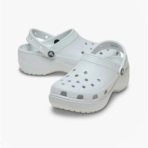 Crocs Crocs CLASSIC PLATFORM Womens Clogs Sandals Moonlight