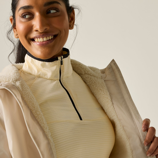 Regatta Womens/Ladies Kygo Fleece Lined Jacket - Light Vanilla