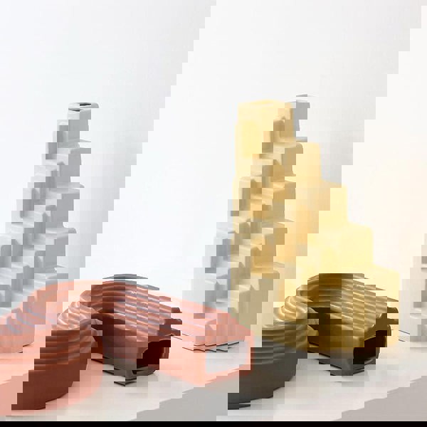 Xenia Ceramic Shaped Vase-Rit Concept-Rit Concept