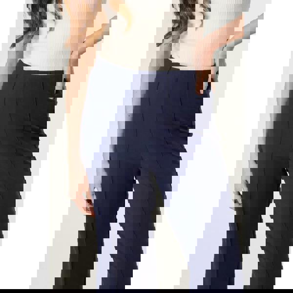 Blue Vanilla Pintuck Jersey Trousers