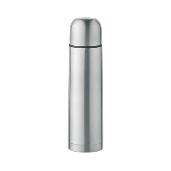 MidOcean Mahua Double-Walled 500ml Bottle - Matt Silver Grey - 