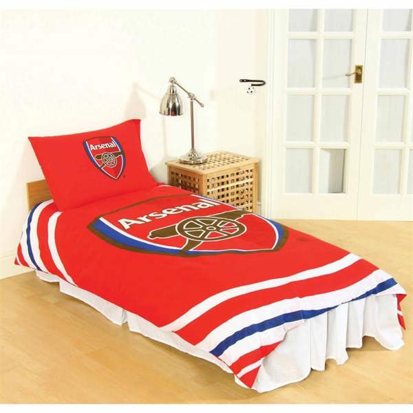 Arsenal FC Pulse Single Duvet Set, Bedroom, Sports, Gift