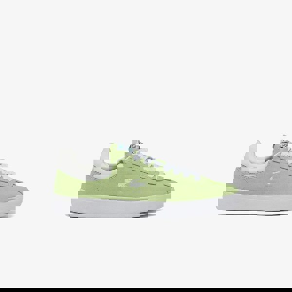 Lacoste Women's Baseshot Suede Trainers - Green/White