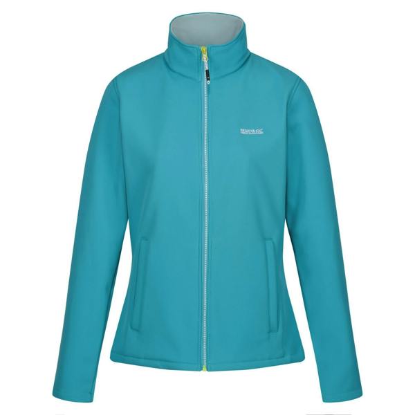 Regatta Womens/Ladies Connie V Softshell Walking Jacket - Tahoe Blue/Bleached Aqua - 