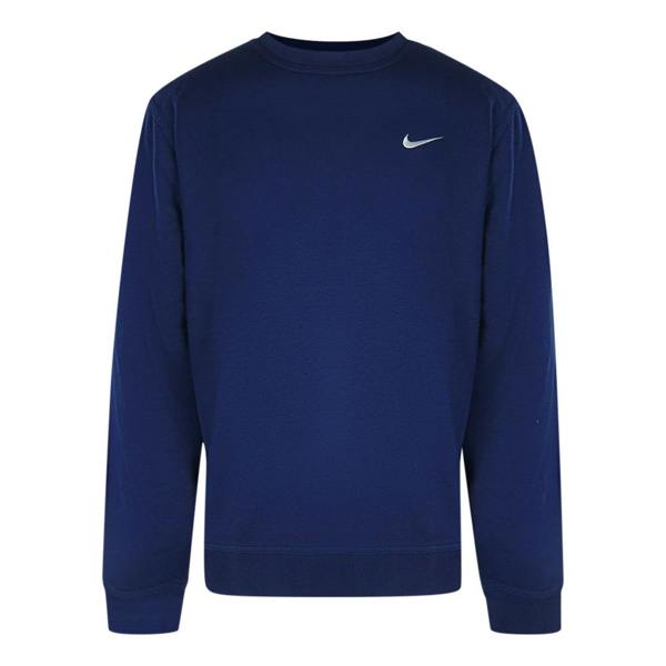 Nike Small Swoosh Navy Blue Sweatshirt