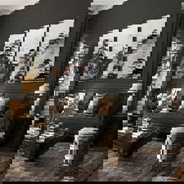 Living Room Wall Decoration | Set of 3 Asian Inspired Wall art Prints