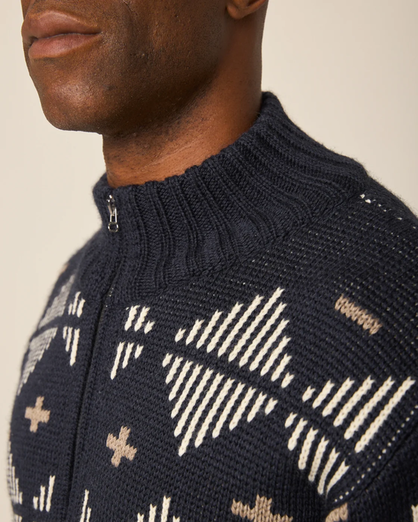 Peregrine Mountain Zip Neck Sweater