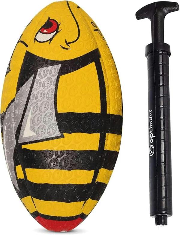 Cartoon Rugby Ball – Illustrated Kids' Training Ball, Multiple Designs - Optimum