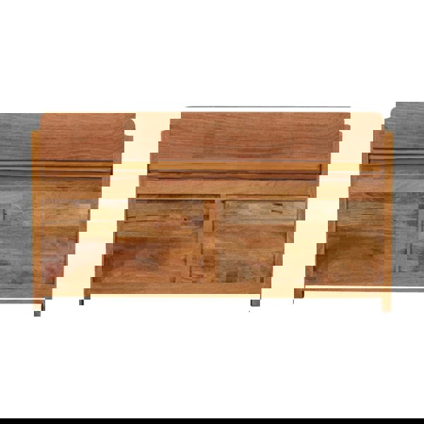 Artisan Furniture Solid Wood Oxford Oak-ish 2 Drawer Storage Bench