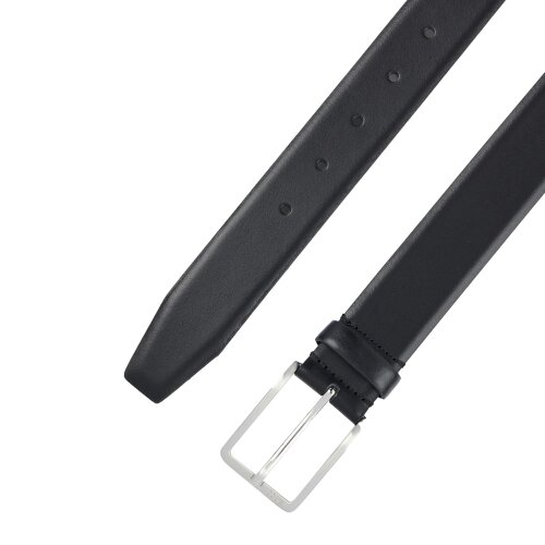 BOSS Erman Italian Leather Belt Black