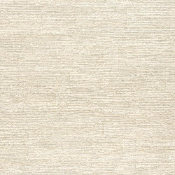 Grandeco Boutique Johor Fabric Blocked Stripe Luxury Weight Embossed Wallpaper, Oat Beige