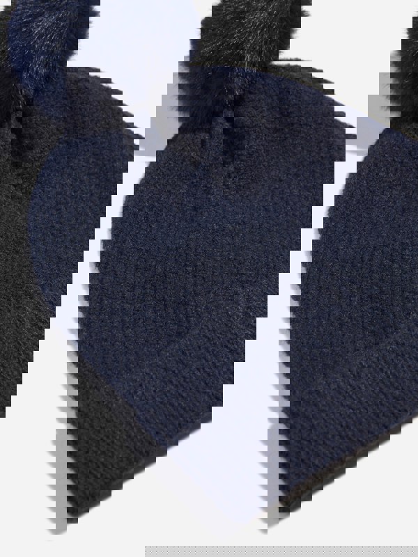 Michael Kors Girls Logo Pull On Hat in Navy