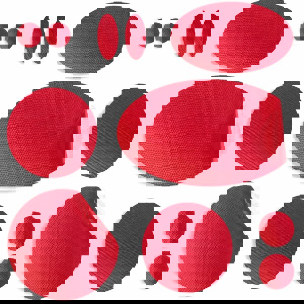 Red Puffer Jacket Repair Patches | Waterproof, Pre-Cut, Self-Adhesive, Tear-Resistant (11 Pieces)